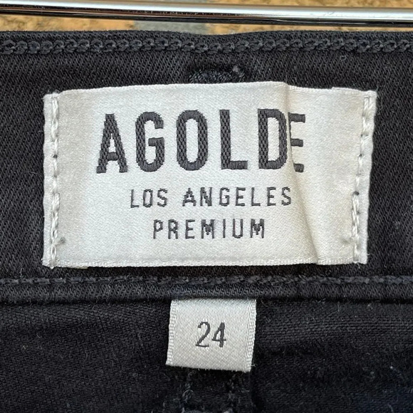Agolde black Filter Free skinny jeans 24 - Picture 3 of 7